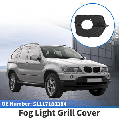 Front Right Fog Light Grill for BMW X6 2008-2014 (1 x Black)
