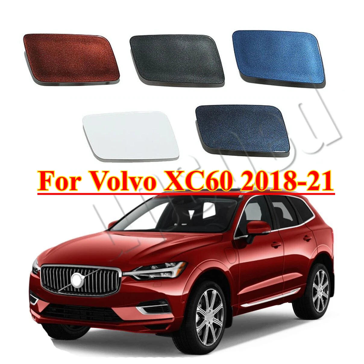 Front Bumper Headlight Washer Cover Cap for Volvo XC60 (2018–2021)