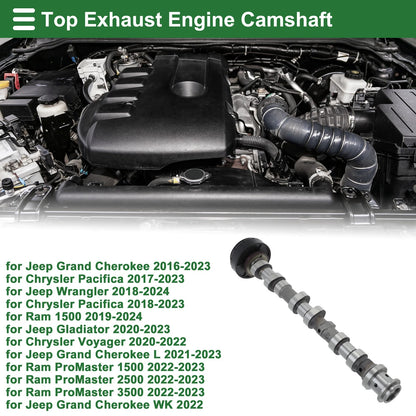 Exhaust Engine Camshaft for Jeep Grand Cherokee (2016-2023) 1 x Pcs