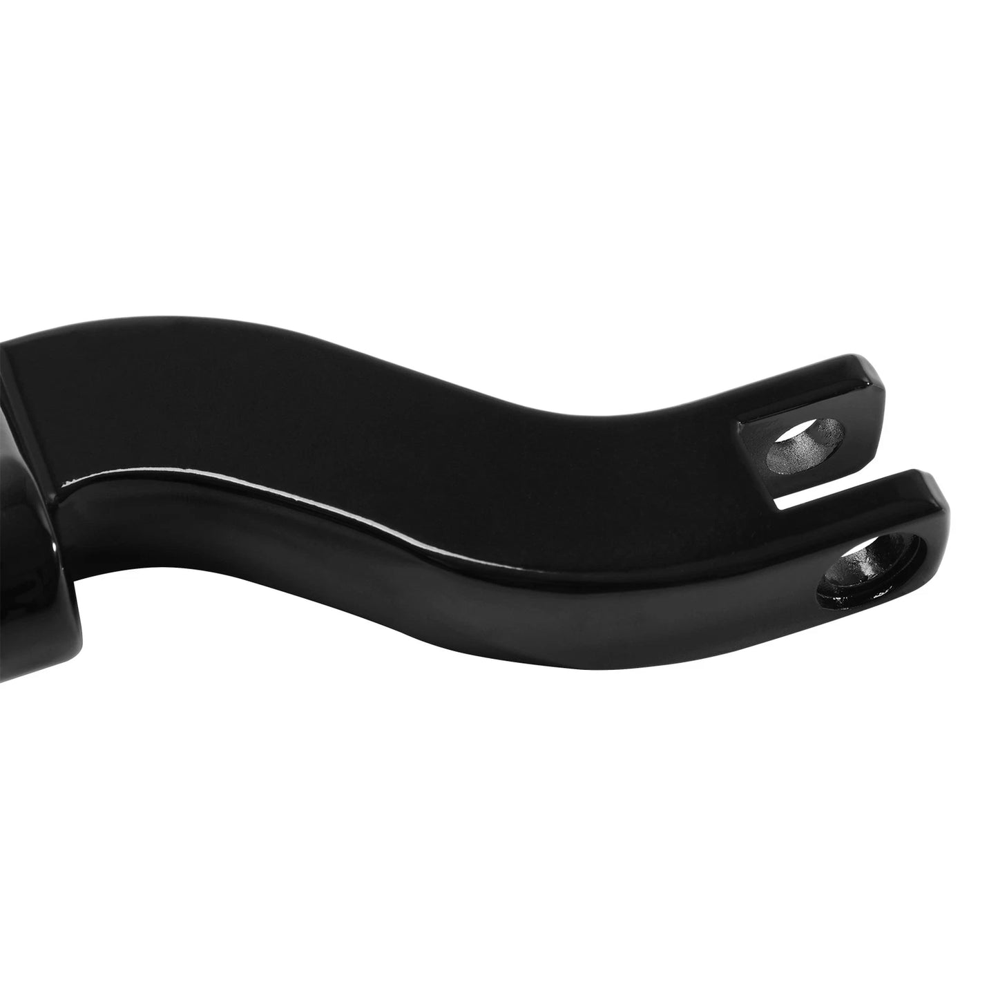 Black Rear Passenger Footpegs Bracket Mount for Harley Touring (1993-2025)