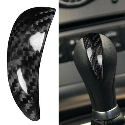 Black Carbon Fiber Shift Knob Cover for Infiniti G37 G35 QX50 QX70 FX35