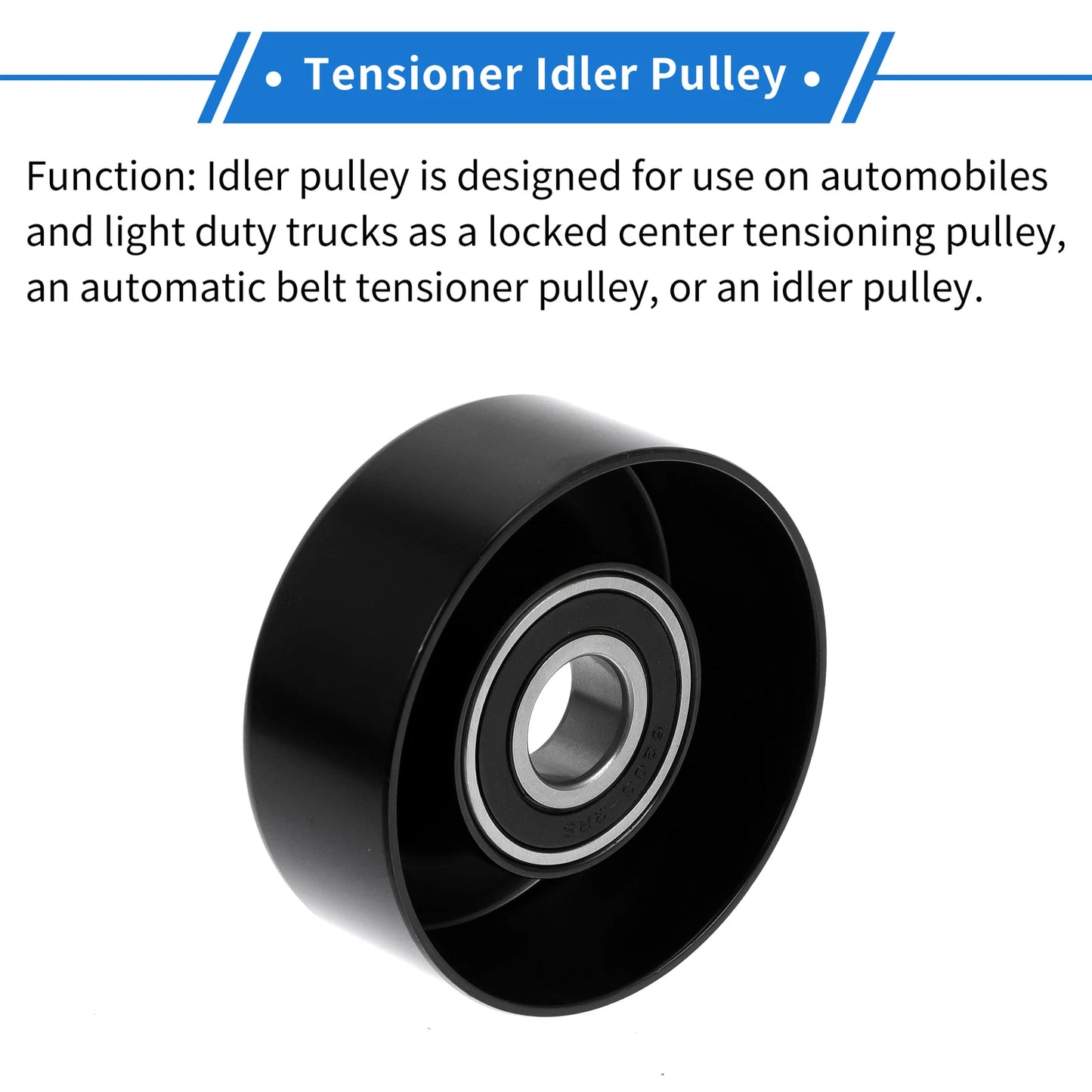 Drive Belt Idler Pulley for Ford Escort (1998-2004) - 1 x Quality Replacement