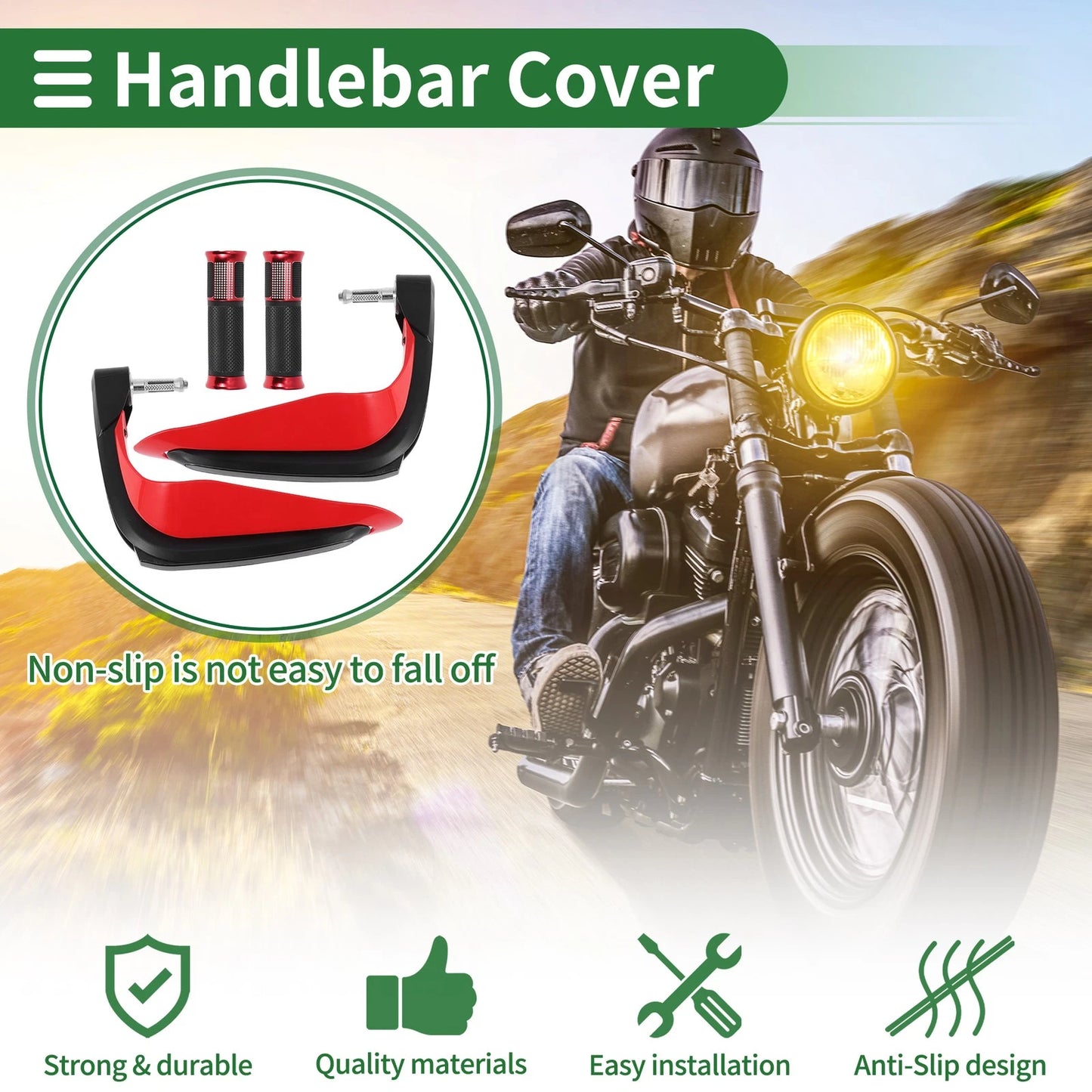 Hand Grips Cover Kit / Handlebar Cover for Motorcycle