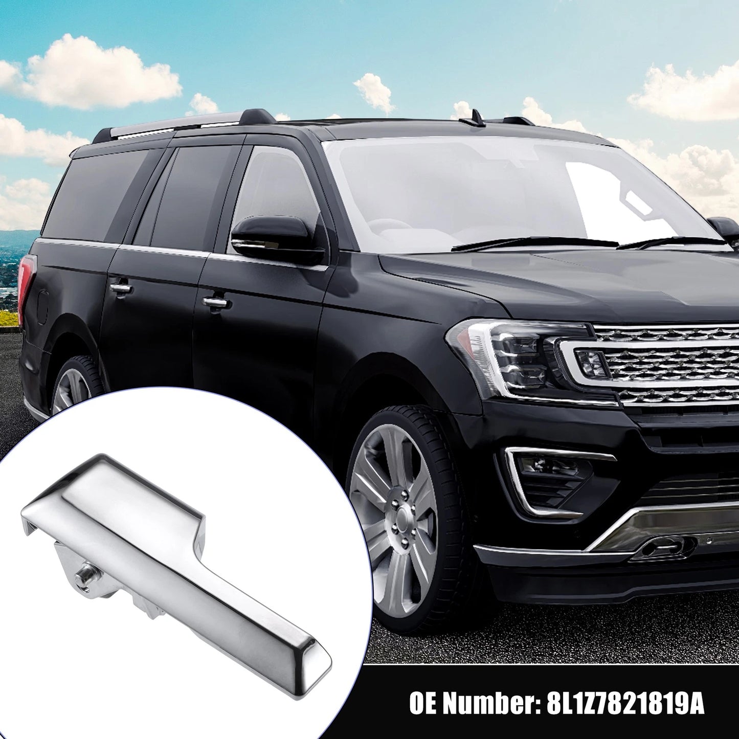 Interior Door Handle for Ford Expedition Left Driver Side (2003-2006)