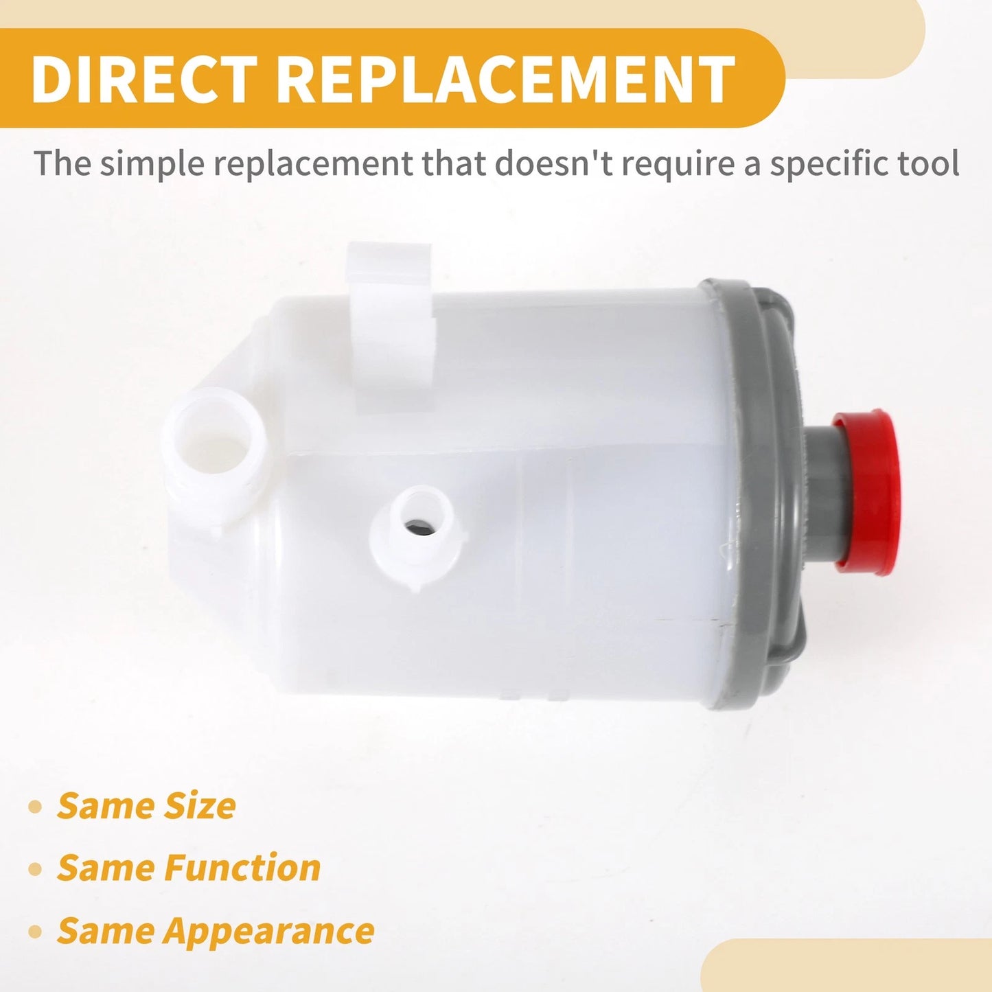 Power Steering Reservoir for Honda CR-V (2007-2011) Plastic White