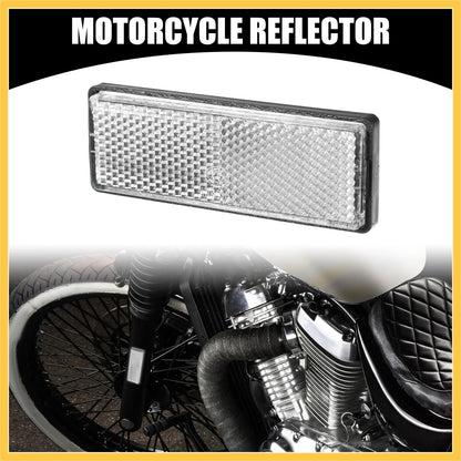 Reflector 2 x 3.46x1.26 Universal Rectangle Reflector for Motorbike