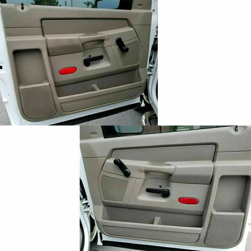 Front Door Panel Reflector for Dodge Ram 1500 2500 3500 (2004-2009) Red