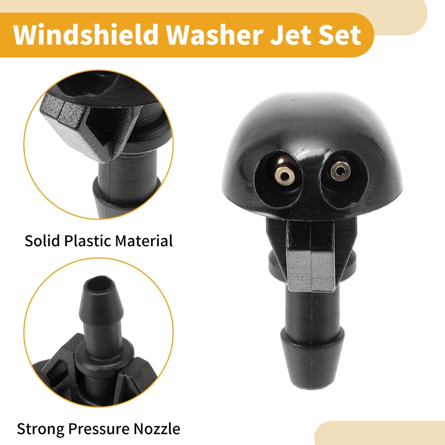 Windshield Washer Nozzle Kit for Nissan Frontier (1998-2004)