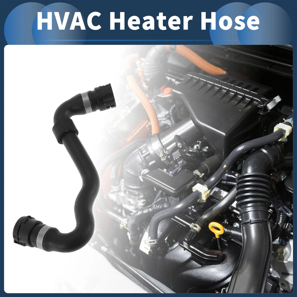 Heater Hose for BMW X5 3.0i (2001-2006) Rubber Black 1 x Piece