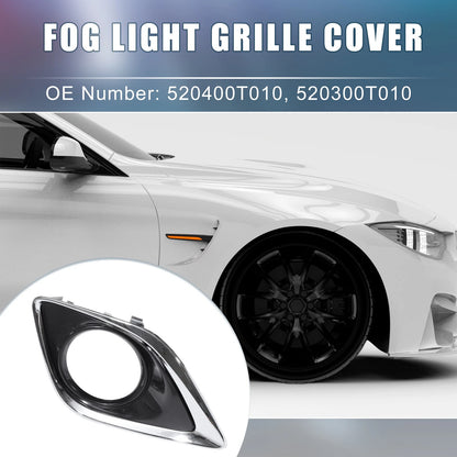 2 x Left Right Fog Light Grille Cover for Toyota Venza