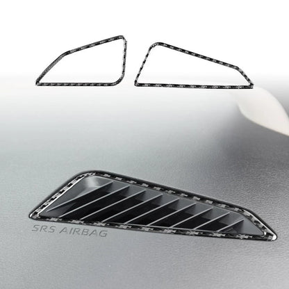 Soft Carbon Fiber Dashboard Panel Trim for Toyota Corolla 2019-2024