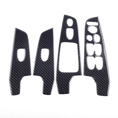 Carbon Fiber Window Switch Panel Trim Cover for Honda Civic (2006-2011)