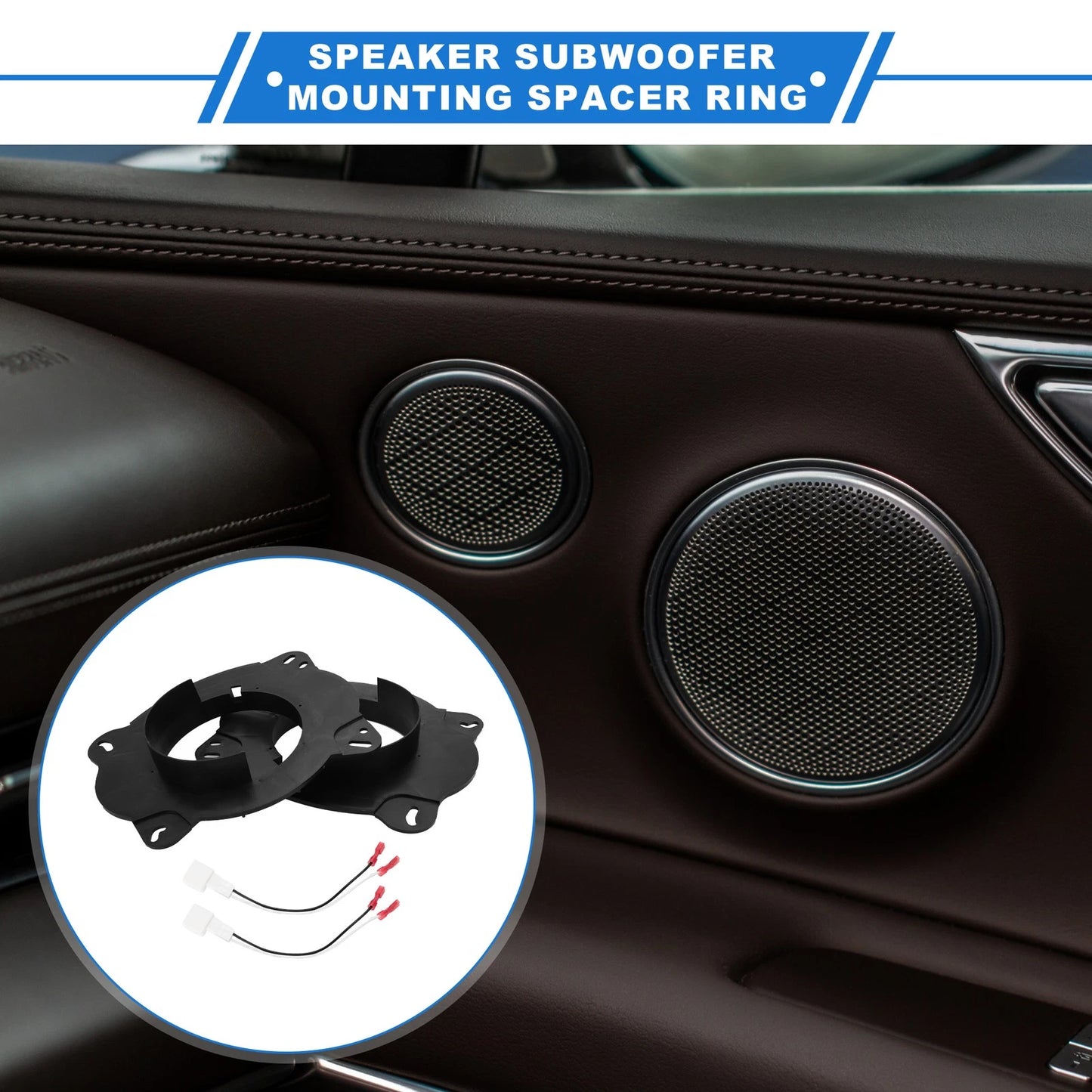 Speaker Spacer Ring Tweeter 6.5'' 2 x for Toyota Camry