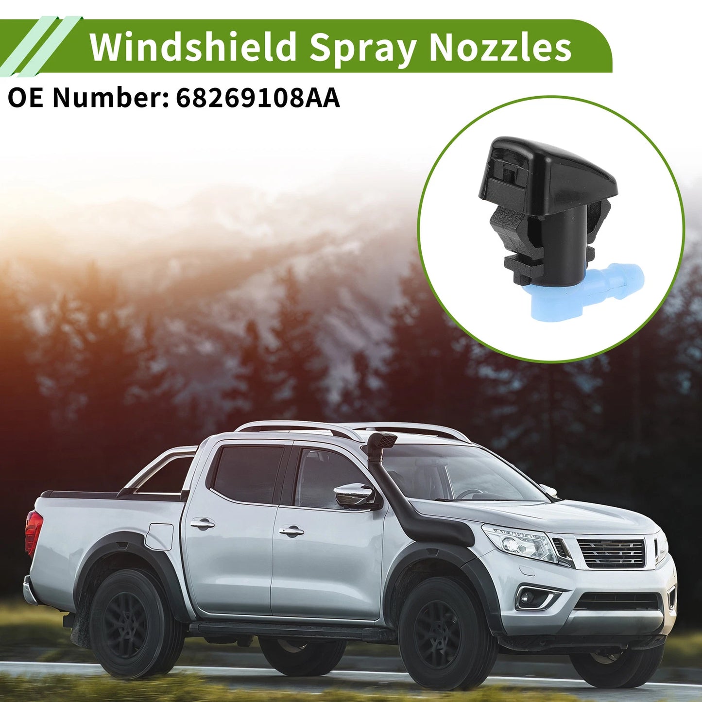 Windshield Washer Nozzle Kit for Dodge