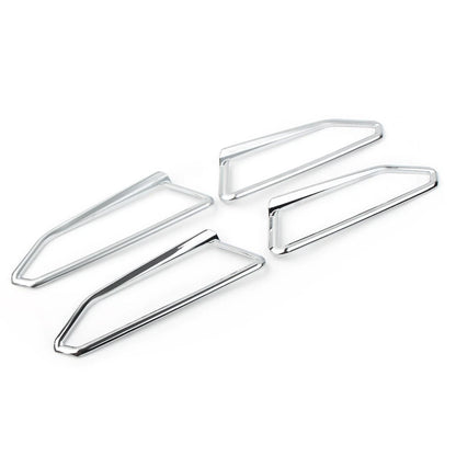 Chrome Front Fog Light Eyebrow Trim Accents for Honda Goldwing GL1800 (2018-2023)