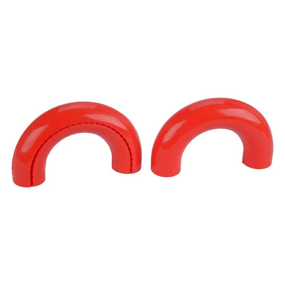 2 x Red D-Ring Front Tow Hook Trim Covers for Ford F150 Bronco Tundra
