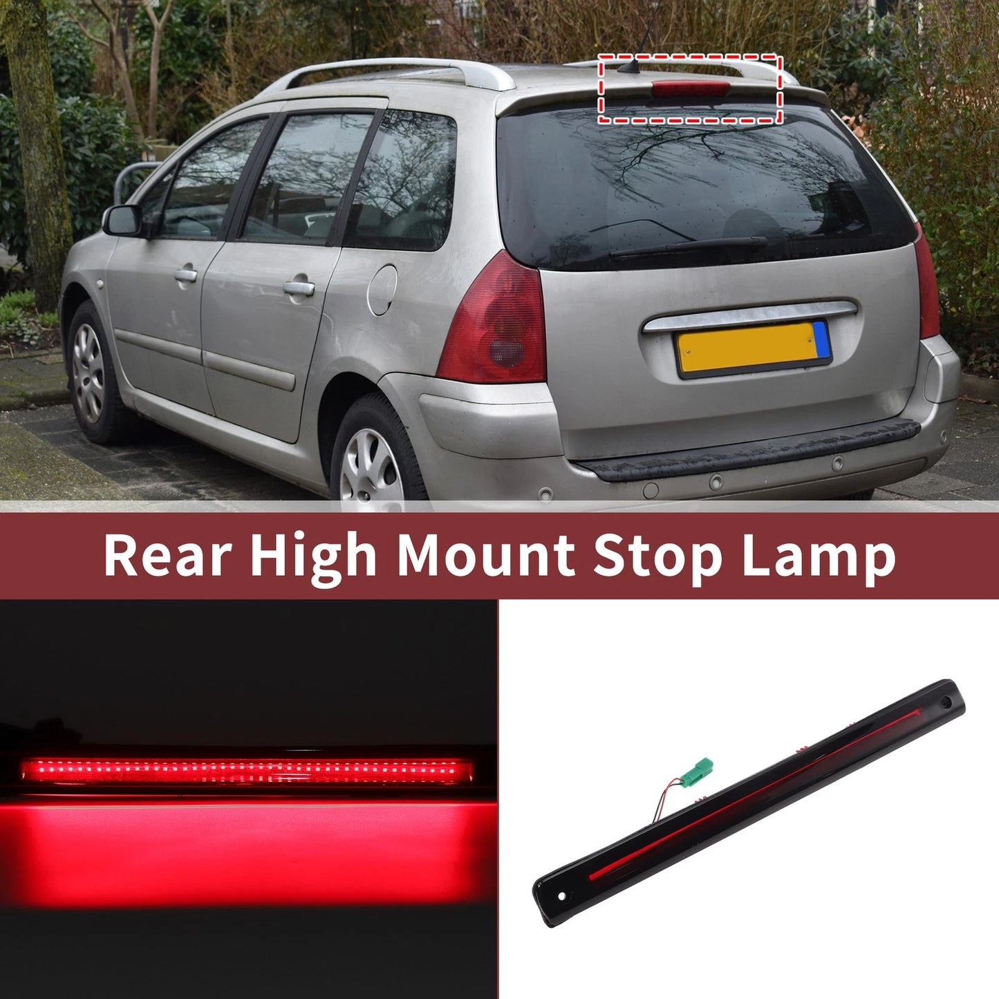 Red LED Third Brake Light for Buick Terraza (2005–2007)