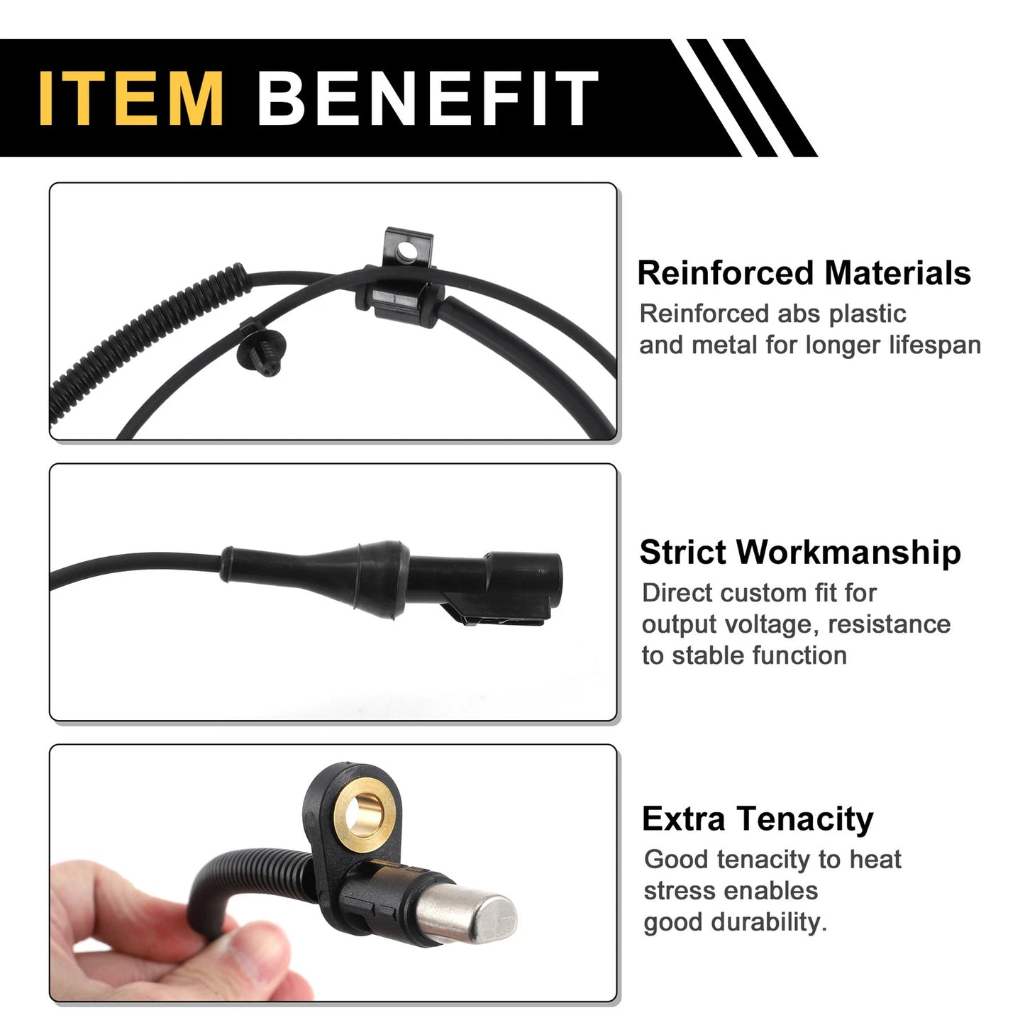 ABS Wheel Speed Sensor for Ford F250 F350 F450 F550 Super Duty (2005-2016)