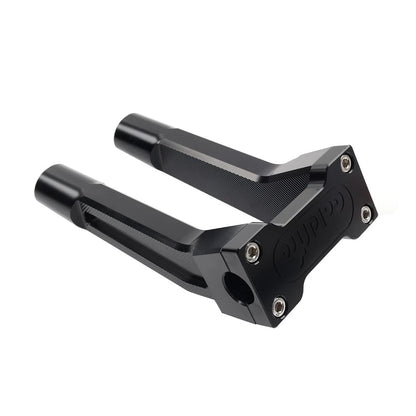 8" Pullback Handlebar Risers Clamp Black for Harley 1" Handlebar (2000-2023)