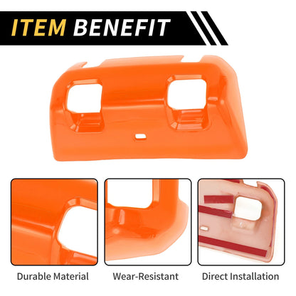 Rear Window Switch Panel Trim Cover for Jeep Wrangler JL JLU (2018-2024) Orange
