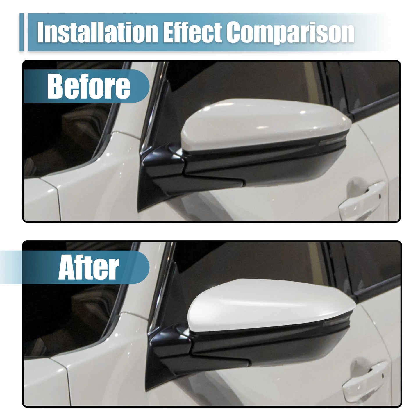 Mirror Corner Triangle Fender Cover Trim Left Side for Honda Civic (2016-2021)