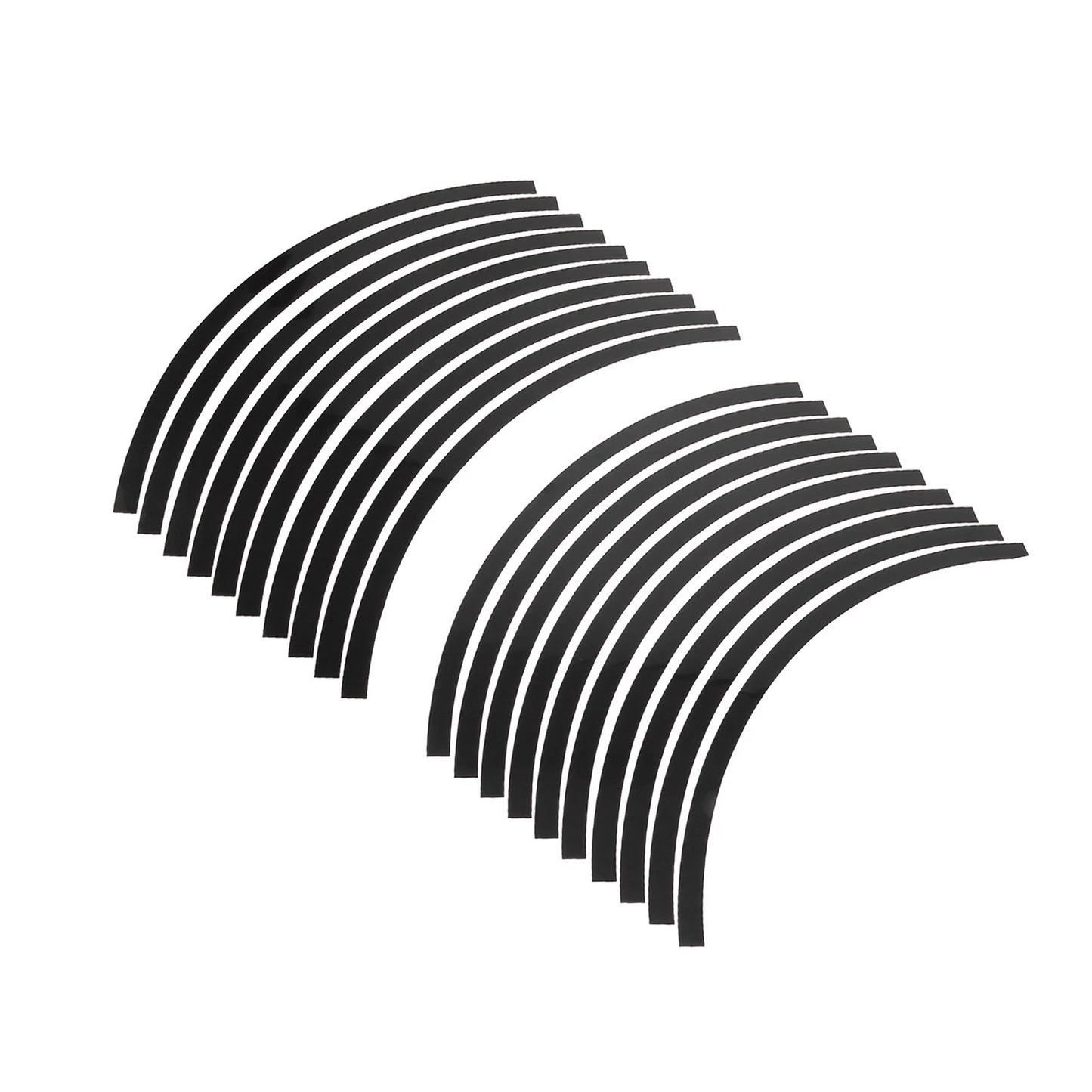 20pcs 20in Wheel Rim Sticker Reflective Strips for Motorcycle Car