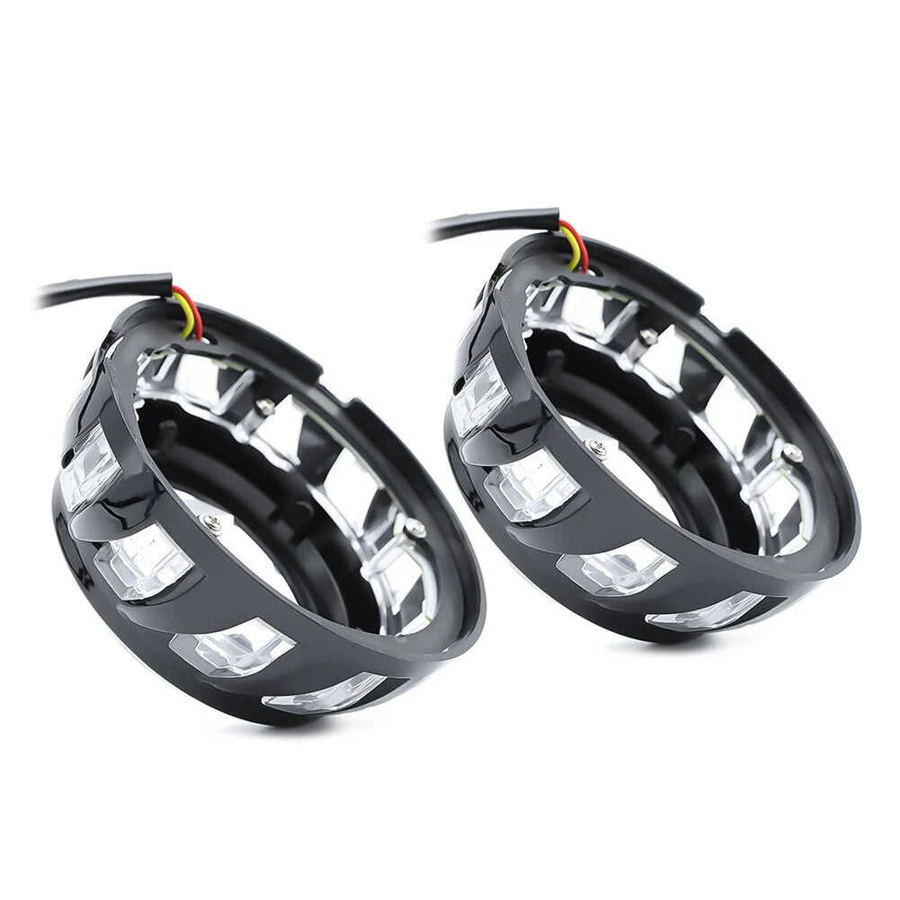 3 Inch Projector Lens Angel Demon Eyes Headlight DRL Lamp