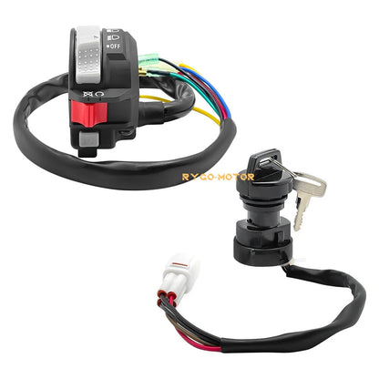 Kill Switch & Ignition Key Switch for Yamaha Bear Tracker 250 YFM250X