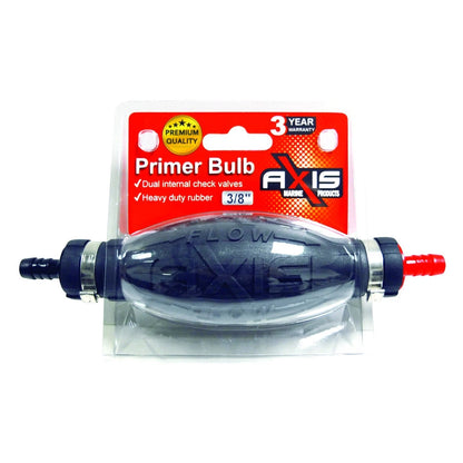 Boat Fuel Tank Primer Bulb for Axis - High Flow, 10mm Hose Compatibility