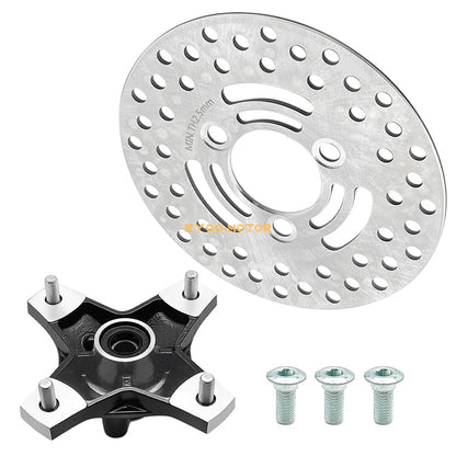 Front Wheel Hub & Brake Rotor Assy for Suzuki LT-Z400 (2003–2014)