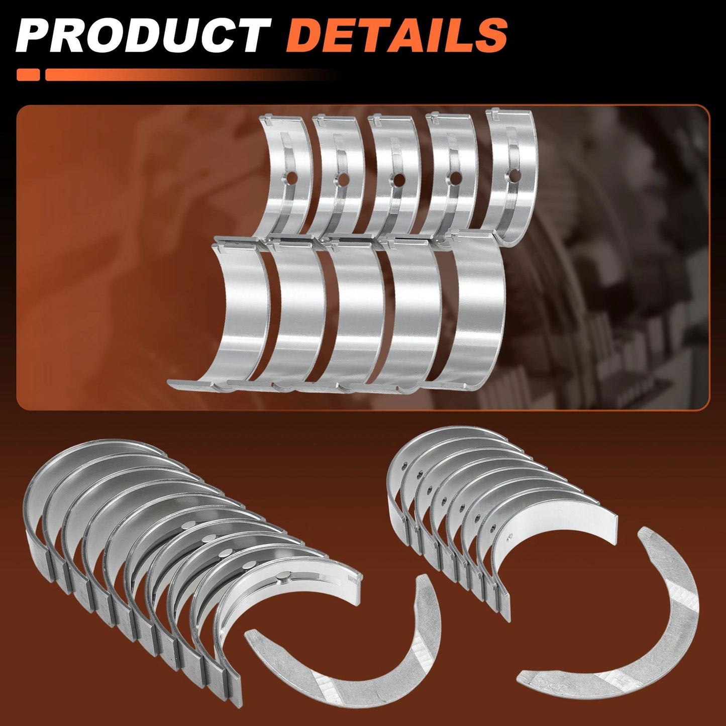 20 x Main & Rod Bearings Set for Kia Optima, Sportage (2011-2016)