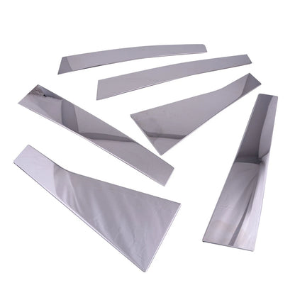 Chrome Door Window Pillar Trim Covers for Jeep Cherokee (2014-2018)