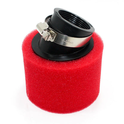 37mm 38mm Bent Angled Foam Pod Air Filter for 125cc PIT Quad Dirt Bike ATV