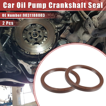 2 x Oil Pump Rear Crankshaft Seal for Toyota Tacoma (1995-2000)