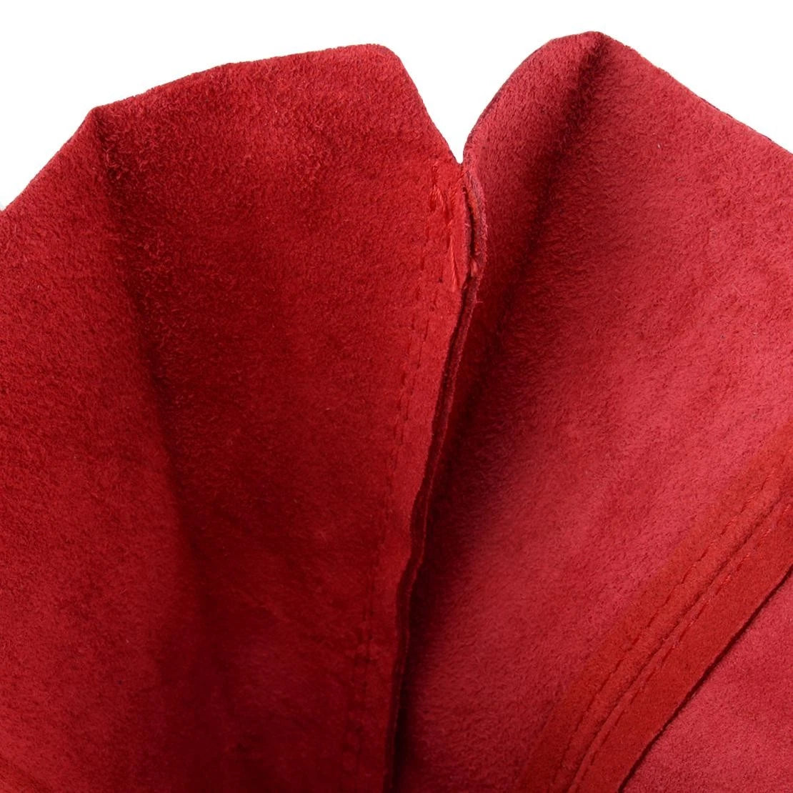Red Matte Leather Gear Shift Knob Boot Gaiter Cover for Universal Cars