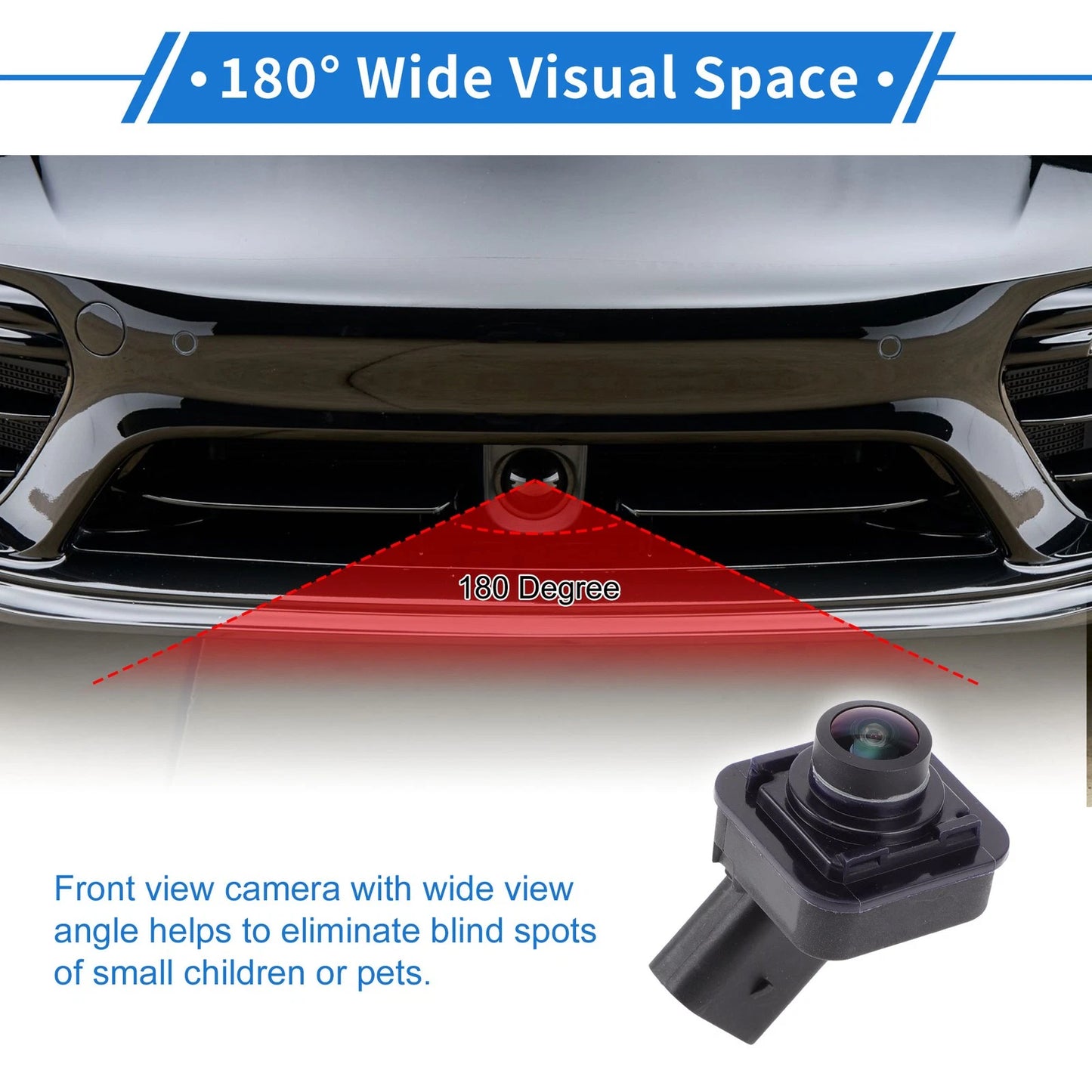 Front View Parking Assist Camera for Ford Explorer 2.3L 3.5L (2016-2019)