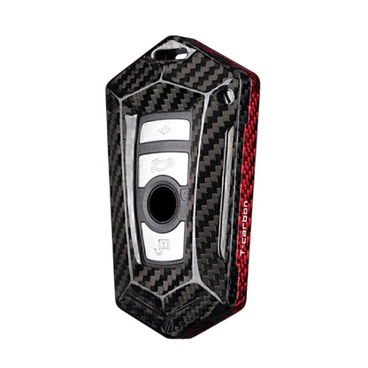 Carbon Fiber Key Fob Case Cover for BMW 1 2 3 4 5 6 7 Series X3 X5