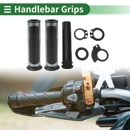 7/8" 22mm Hand Grips Cover Kit Diamond Pattern for Make Model