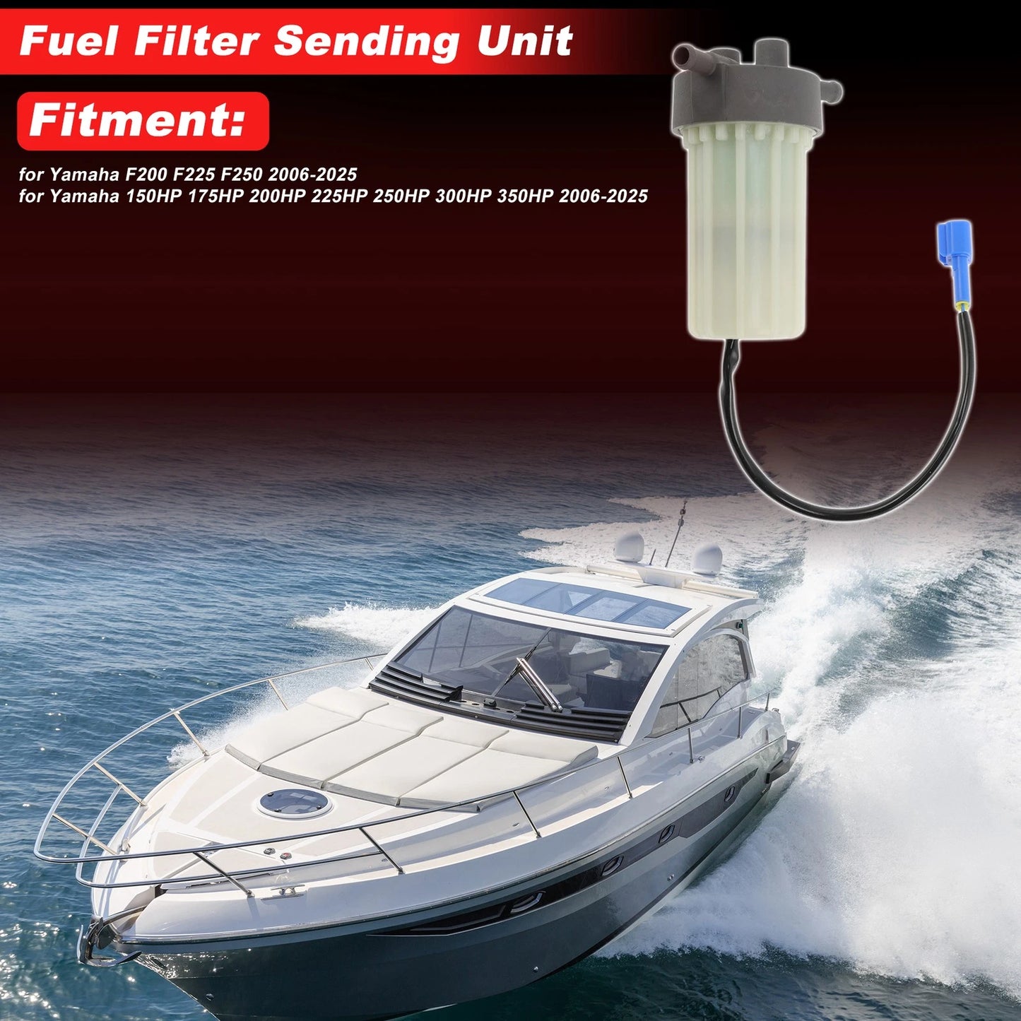 Fuel Filter Assembly for Yamaha F200 F225 F250