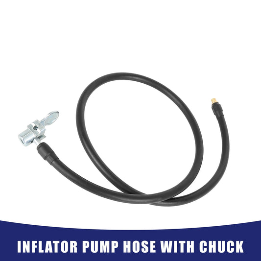 100cm 39.37'' Tire Inflator Pump Hose w/ Lock Air Chuck for Car/Motorcycle