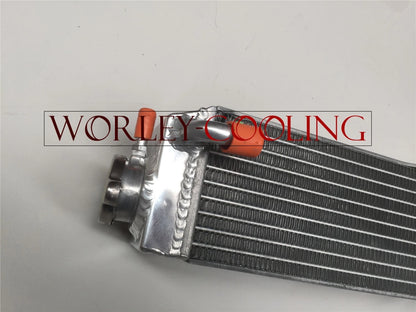 Aluminum Radiator + Red Hoses for Honda CR85R CR80 (1997-2008)