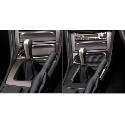 Real Carbon Fiber Shift Panel for Nissan Skyline GT-R BNR34 (1999-2002)