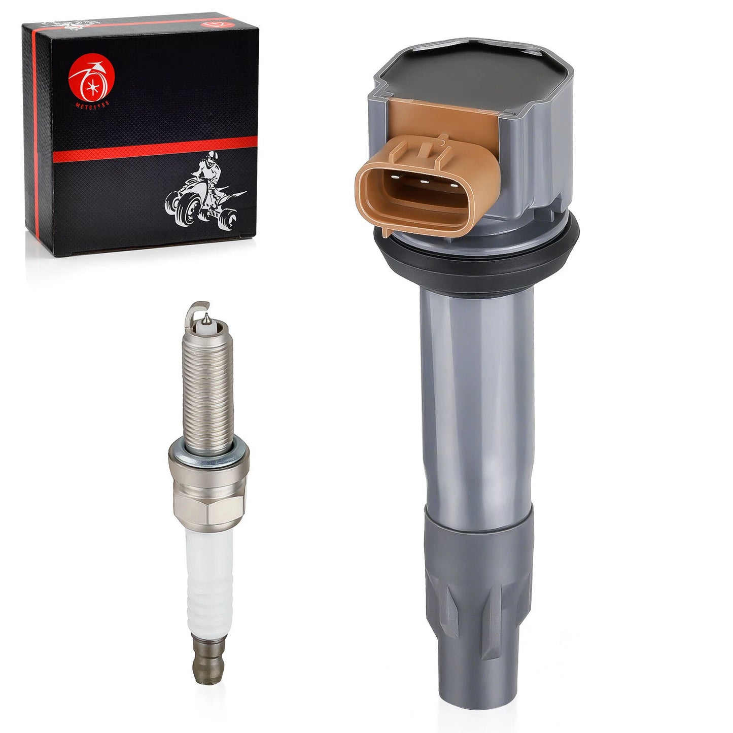 2 x Ignition Coil Spark Plug for Can-Am Maverick X3 Max Turbo RR (2020–2022)