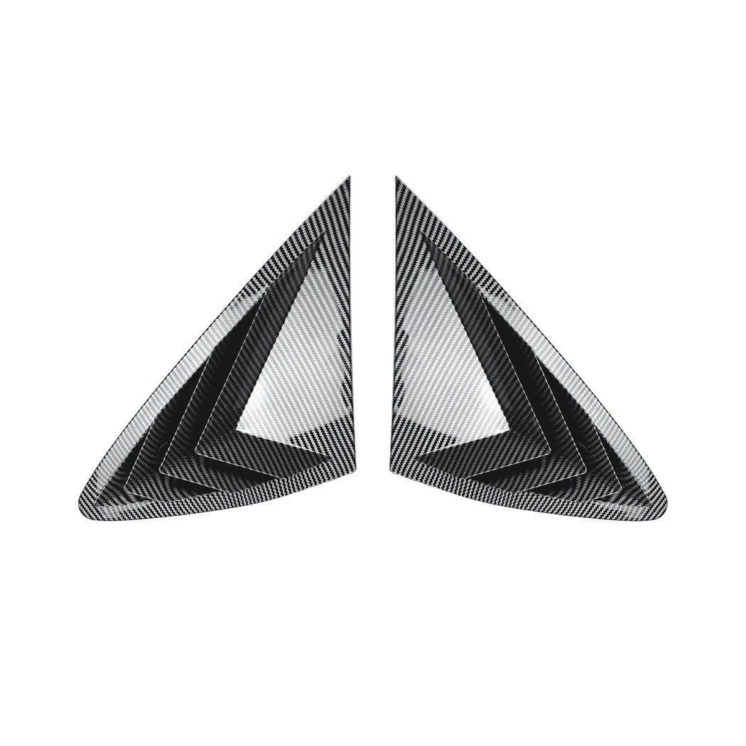 Carbon Style Window Louver Cover for Benz GLC-Class Coupe (2016–2022)