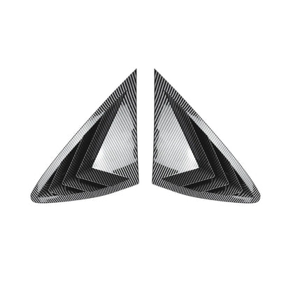Carbon Style Window Louver Cover for Benz GLC-Class Coupe (2016–2022)