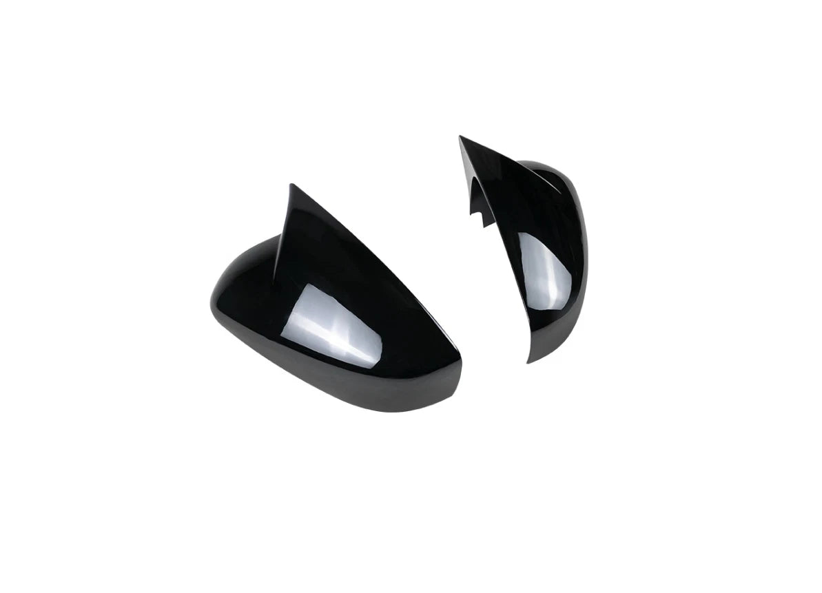 Glossy Black Ox Horn Rearview Mirror Lid Cover Trim for Subaru Crosstrek (2024)