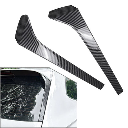 2 x Rear Window Spoiler Side Wing Covers for VW Tiguan MK2 R Line (2017-2023)