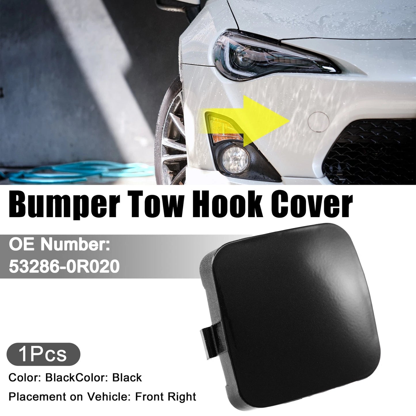 Front Right Bumper / Tow Eye Hook Cover Cap for Toyota RAV4