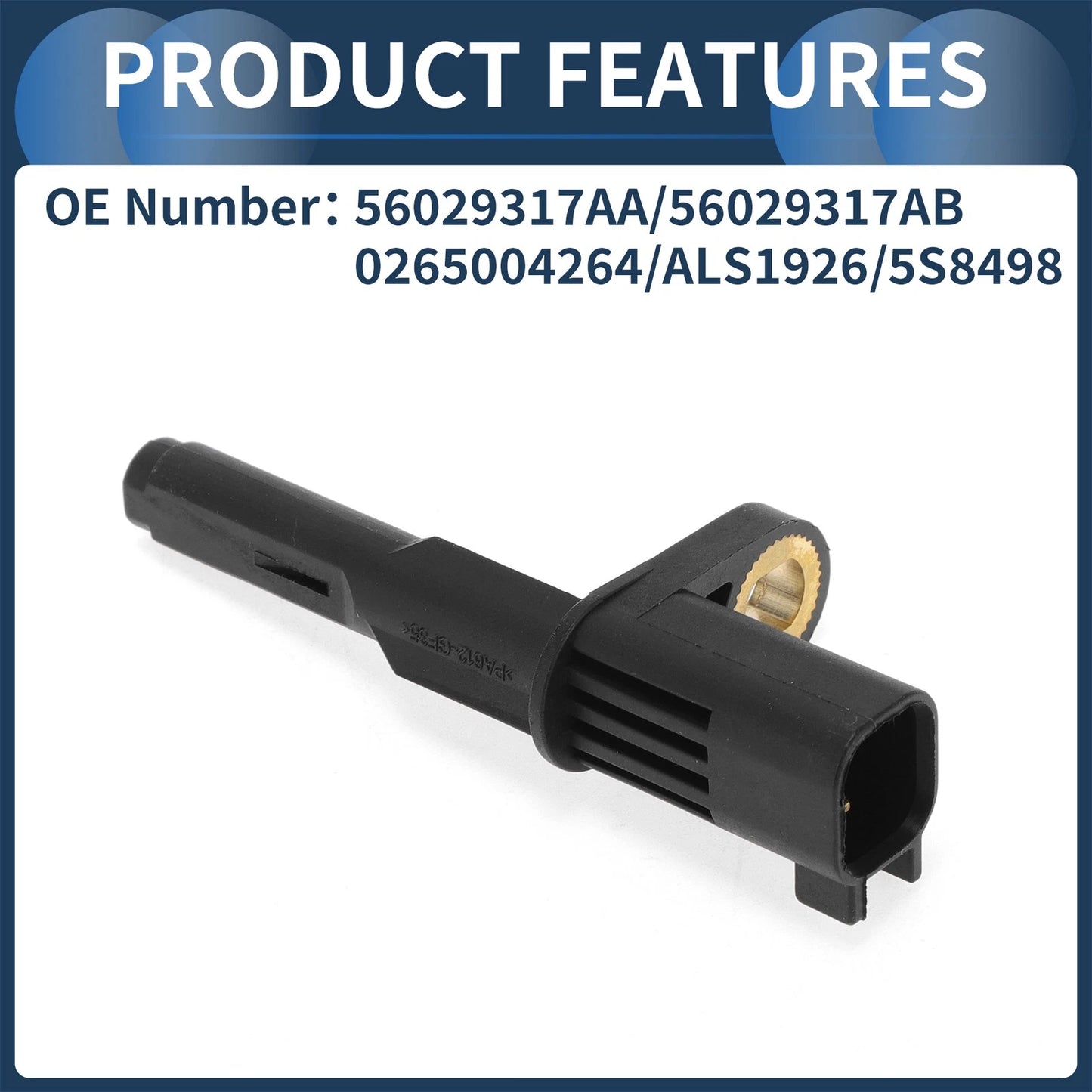ABS Wheel Speed Sensor for Chrysler Aspen Rear (2007-2009)