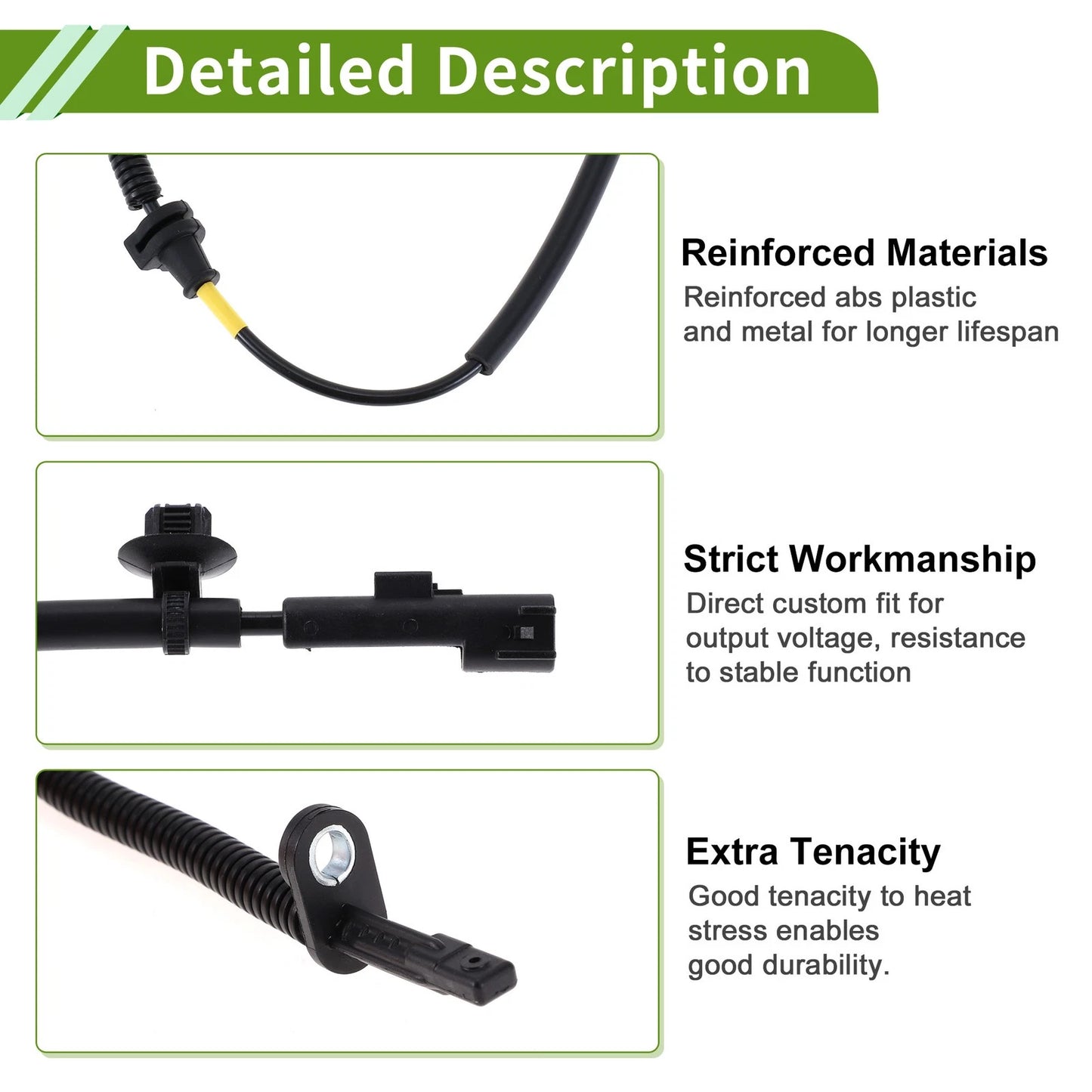 ABS Wheel Speed Sensor for Lincoln MKZ 2013-2015 (2013-2015)